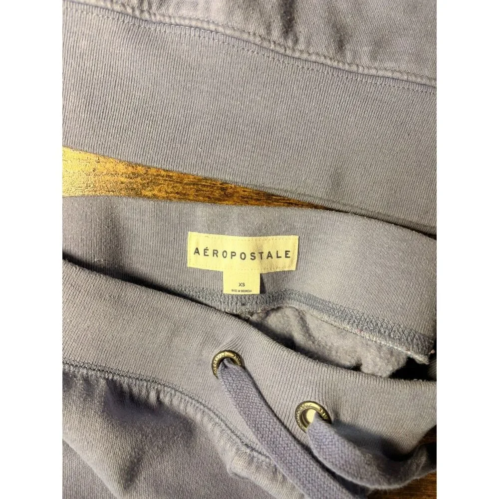 AEROPOSTALE Matching Light Blue Hoodie & Jogger Set - XS